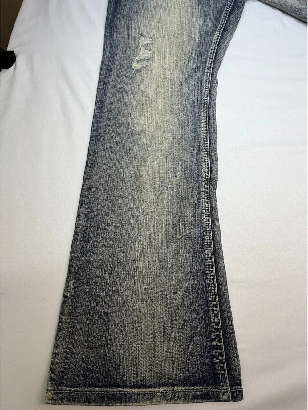 Buffalo David Bitton Men's Jeans Six-X Slim Straight Stretch Denim Size 36 Blue